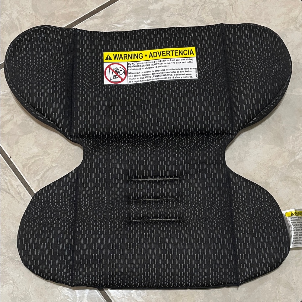 Black Kids Car Seat Cushion